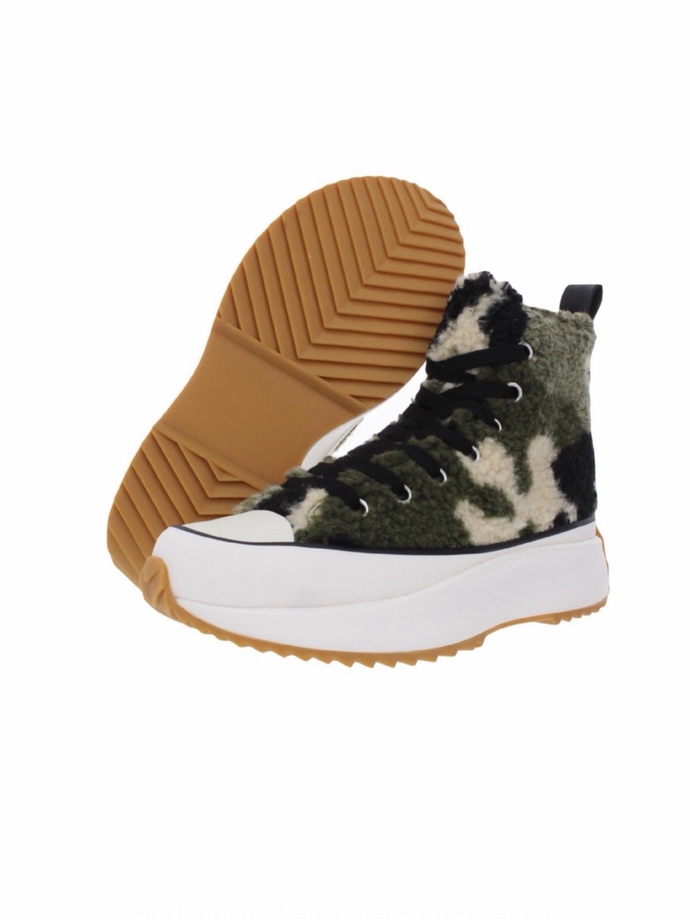Steve Madden Shaft-F Faux Fur Fashion Sneakers